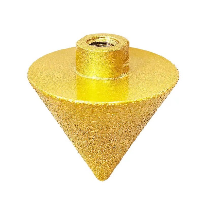 Diamant Chamfer Tile mármol cuarzo piedra perforación broca broca de perforación de piedra cono tipo paraguas broca