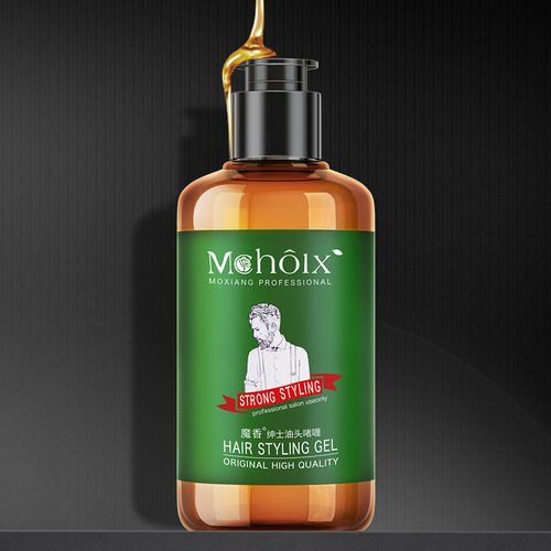 Magic fragrance gel cream factory direct sales men's back hair moisturizing oil head styling gel long-lasting styling gel cream wholesale
