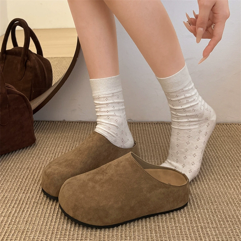 Тапочки на толстой подошве Birkenstock, войлочная подошва, женские летние шлепанцы 2025, новые осенние слипоны, уродливо-милые Birkenstock
