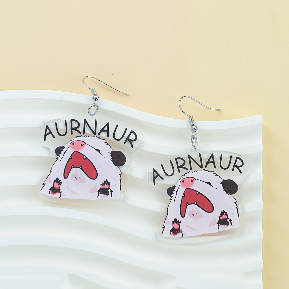 Cute cartoon acrylic pendant
