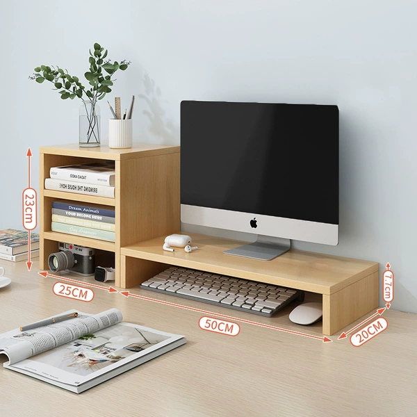 Single-layer + three-layer cabinet wood color