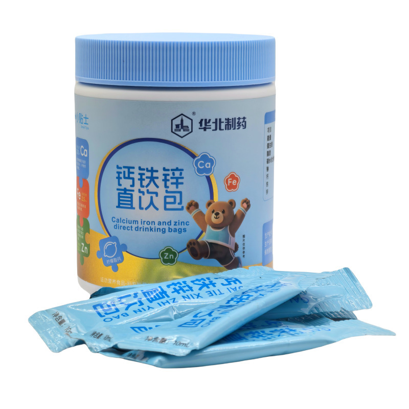 北華製薬 カルシウム 鉄 亜鉛 直飲みパック 30 スポーツ栄養食品 サプリメント エネルギー カルシウム 鉄 亜鉛 直飲みパック|undefined