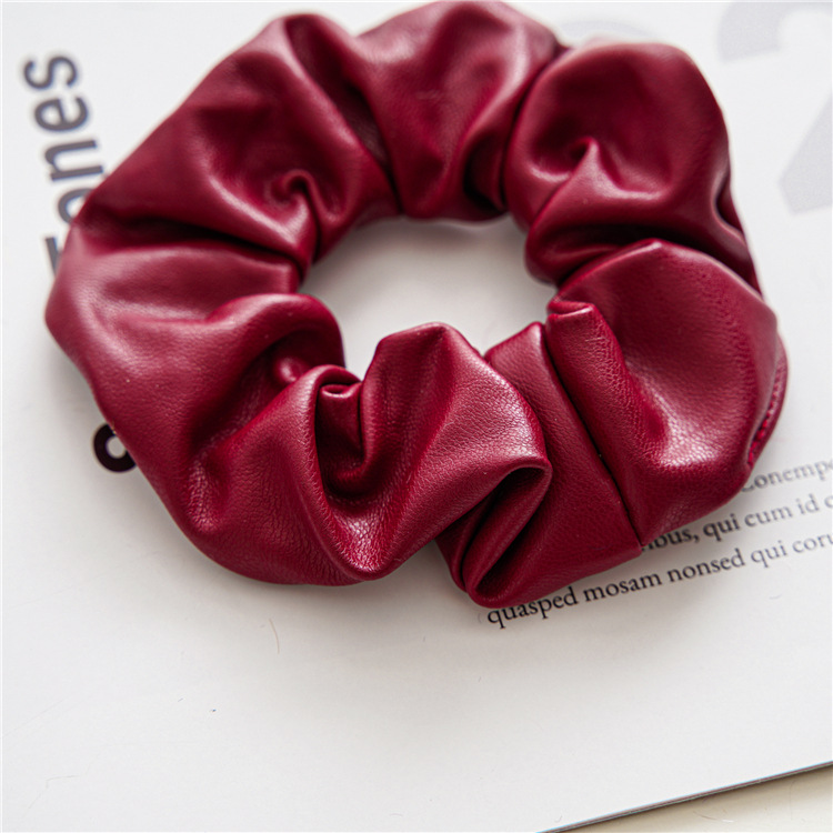 Simple Style Solid Color Cloth Hair Tie 1 Piece display picture 2