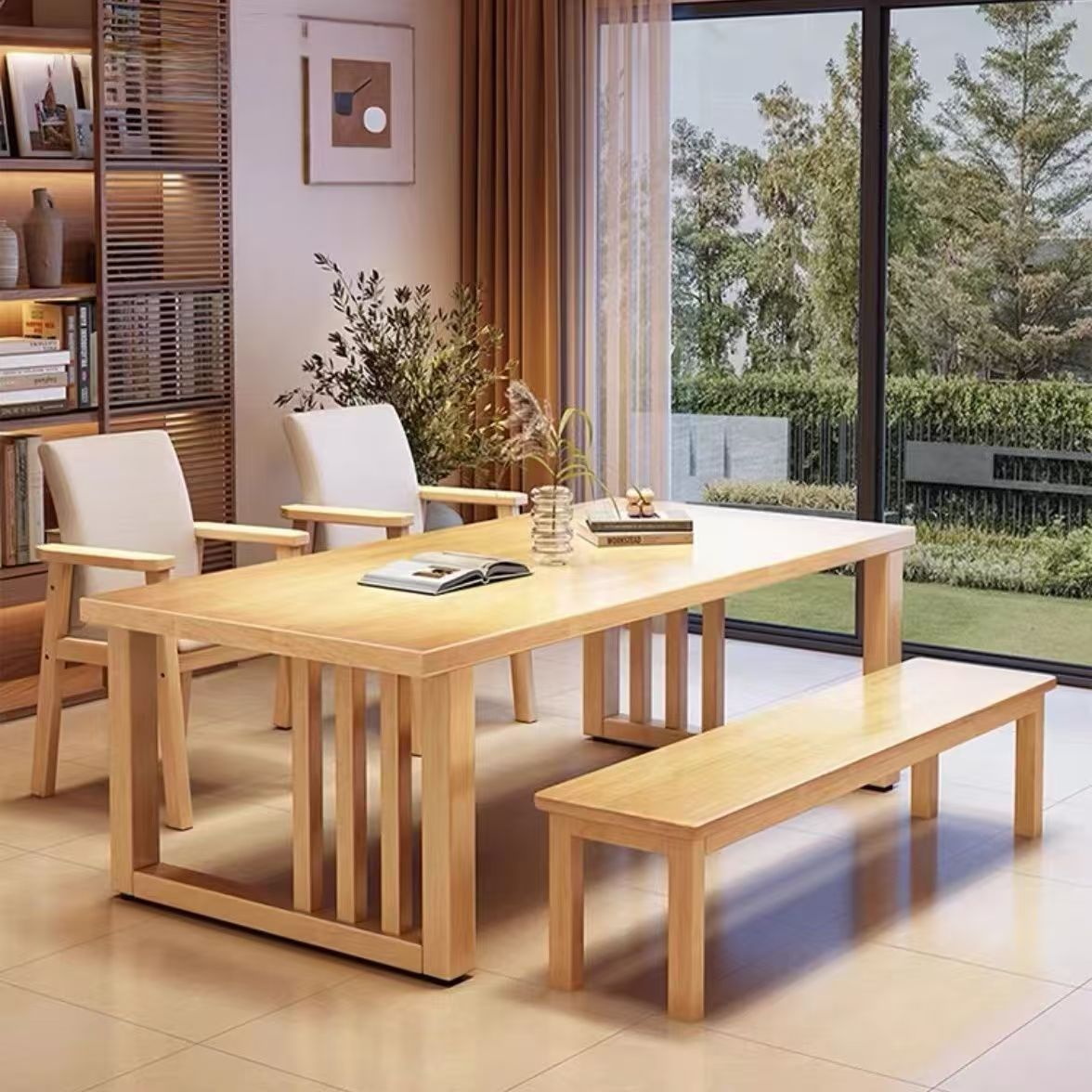 Fábrica directa de madera sólida mesa de mesa mesa de oficina sala de estar doméstica mesa de conferencias de mesa de comedor de estudiantes de computadora