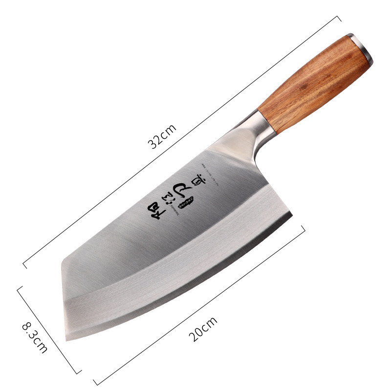 Cuchillo de cocina, cuchillo de cocina doméstico, cuchillo de cocina 2 en 1, cuchillo de cocina, cuchillo de carne de acero inoxidable
