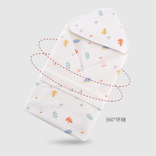 Infant swaddling blanket, newborn wrapping, spring and autumn newborn baby supplies, autumn and winter baby wrap, hospital wrapping, wrap, sheet