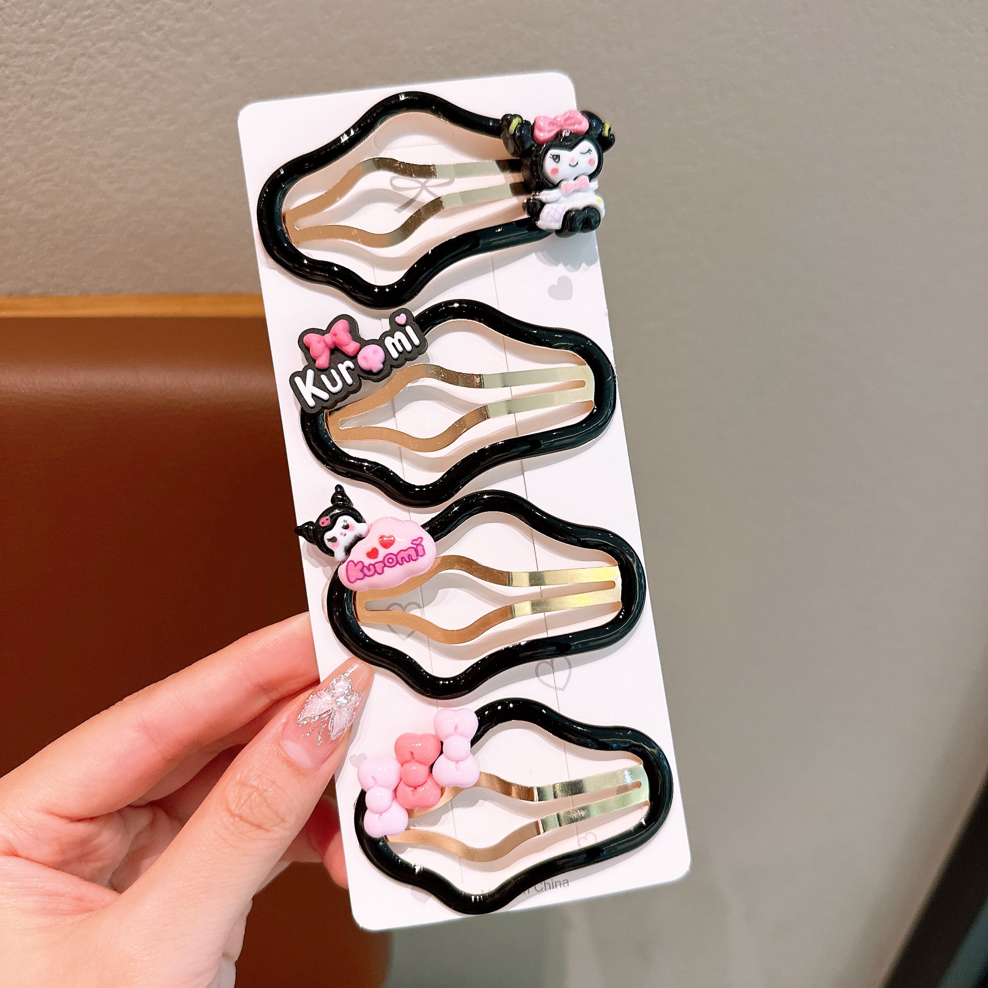 Clips de cabello nubes de verano para niños lindos clips Kulomi niñas pequeños clips de cabello rotos estudiantes bbb clips de lado mar