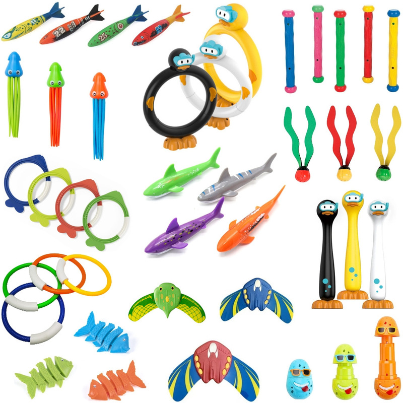 Swimming Pool Diving Stick Air-holding Teaching Acids Pool Water-playing Toys Children's Underwater Underwater Air-holding Training Equipment