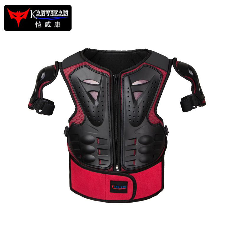 Ropa de armadura de motocicleta, chaleco de ciclismo al aire libre para niños, espalda todoterreno de caballero, protección de motocicleta, ropa de armadura para niños