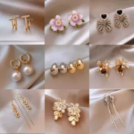 耳钉;耳环;耳夹