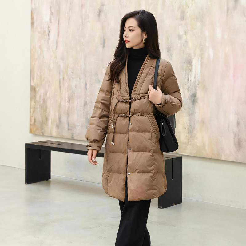 Winter fashionable elegant down jacket