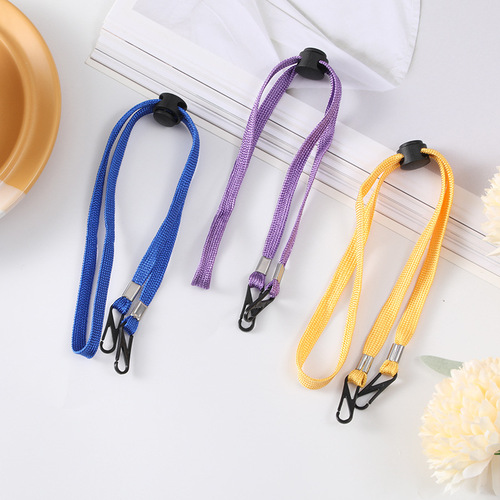 Individually packaged adjustable windproof rope for hats, lanyard, cross-border e-commerce supplier windproof rope