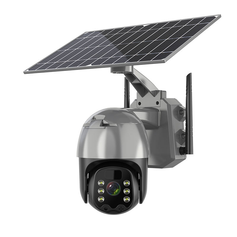 Wireless WiFi red 4G solar cámara de vigilancia teléfono móvil remoto 360 grados HD monitoreo solar