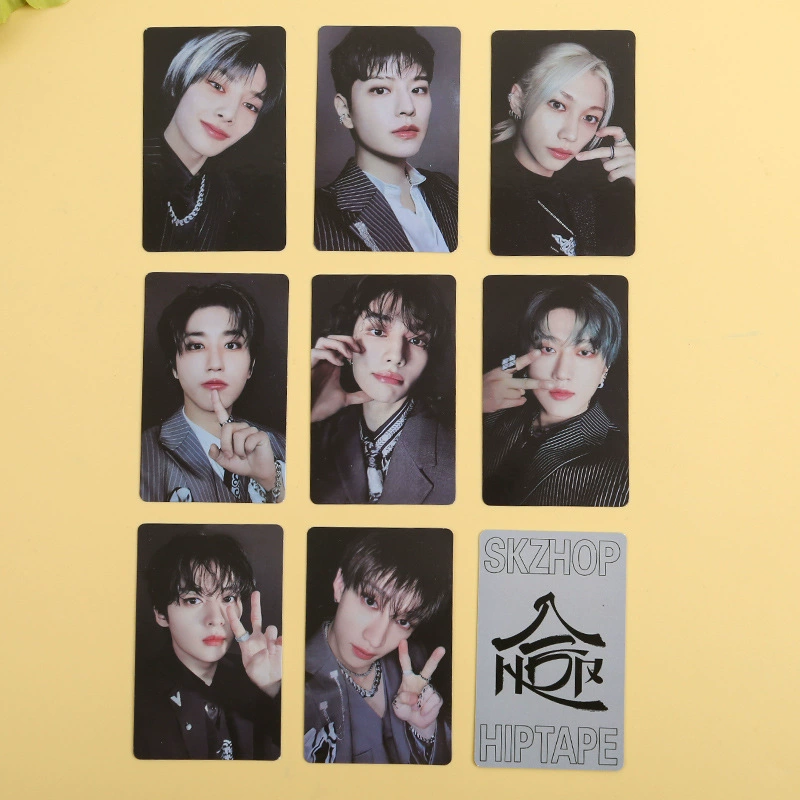 Коллекционная карточка (STRAY KIDS) Спецвыпуск HOP, 5,4×8,6 см, варианты участников и дизайнов