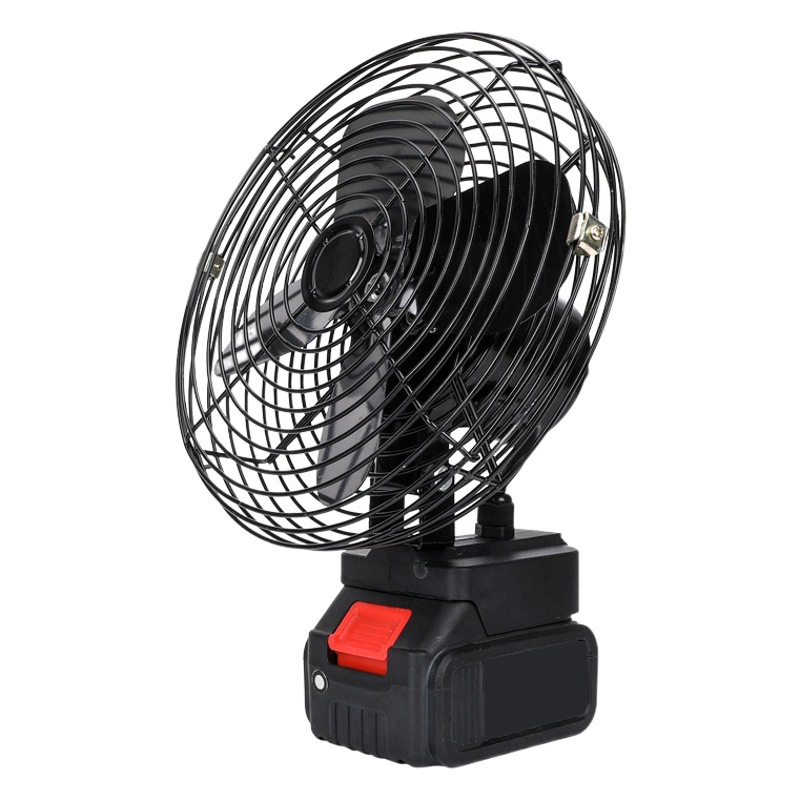 Ventilador portátil para exteriores del fabricante, motor de cobre puro, ventilador eléctrico, puesto de camping, batería de larga duración, ventilador de escritorio al por mayor