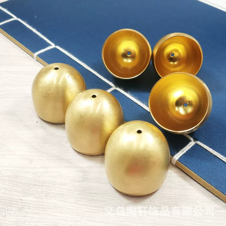 Brass small metal small bell, material with accessories, handmade
