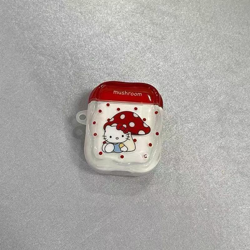 hongos kt gatos adecuados para Apple airpods 4 generación caso de protección bluetooth airpod Pro3 / 2 caso de protección de auriculares