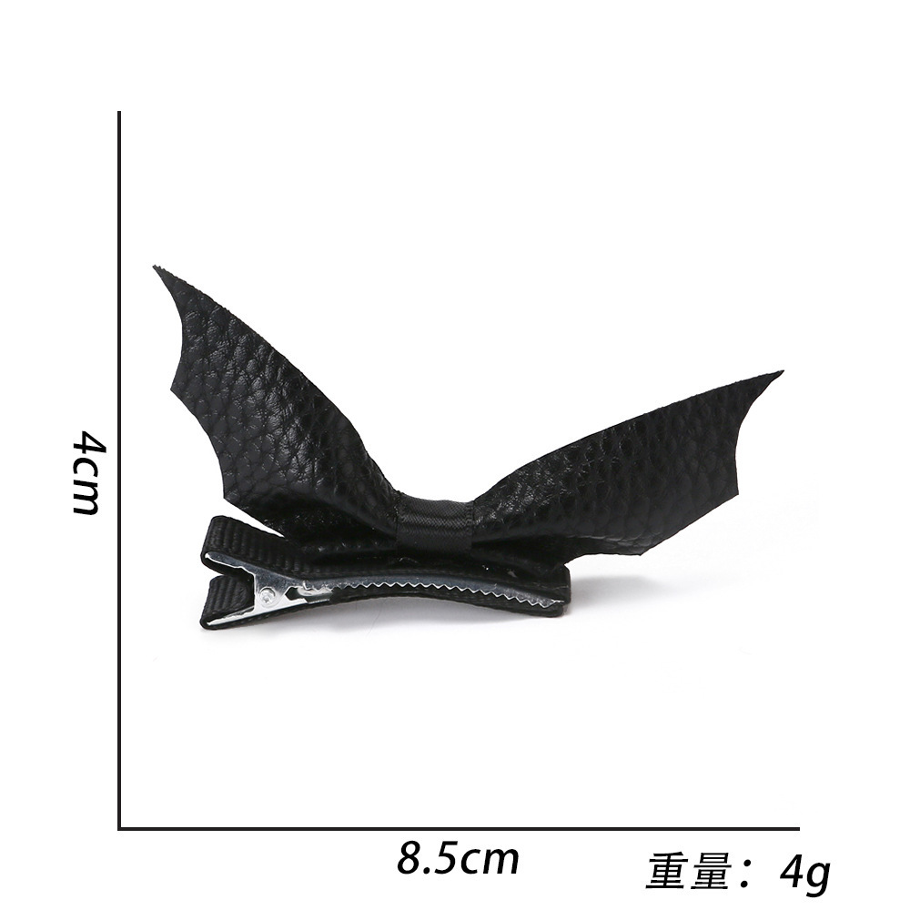 Patrón de cuero bat horquilla