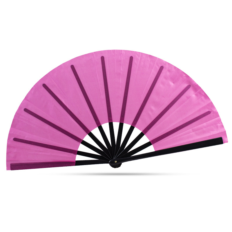 Hay en stock ventilador de anillo de hueso de plástico un pie admitir hueso de plástico Kung Fu ventilador de hueso de plástico Kung Fu ventilador multi-color opcional