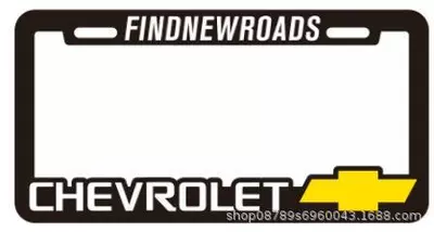 License plate holder/license plate holder Selling Graffiti License Plate Frame Plastic - chevrolet