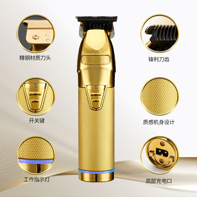 Cross-border S9 Electric Shaver Salon Suitable Electric Clipper Hair Salon Ceramic Alloy Blade Hair Cutter Electric Shaver