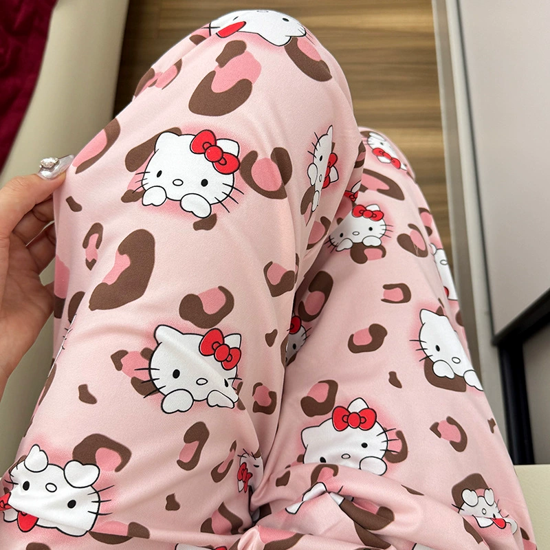 Hello Kitty, брендовые мультяшные японские брюки для учениц начальной школы, осенние, с защитой от комаров, милые