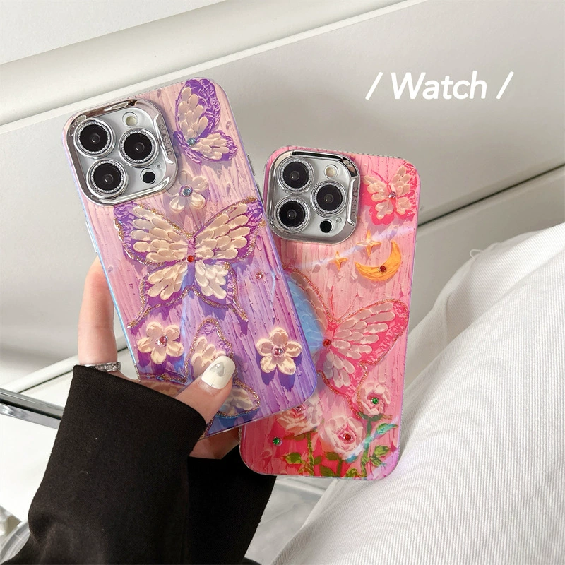 Яблоко, совместимо с iPhone 13/14, чехол для телефона, цветочный рисунок, iphone, 15promax, 12