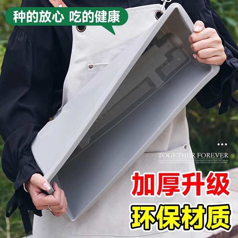 【跨境直发】欧美东南亚代发长方形塑料花盆家用阳台树脂种菜盆栽|undefined