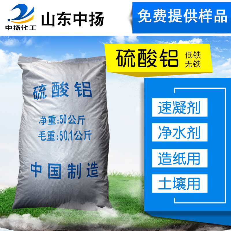 供应工业硫酸铝 无碱混凝土速凝剂原料 山东厂家直发