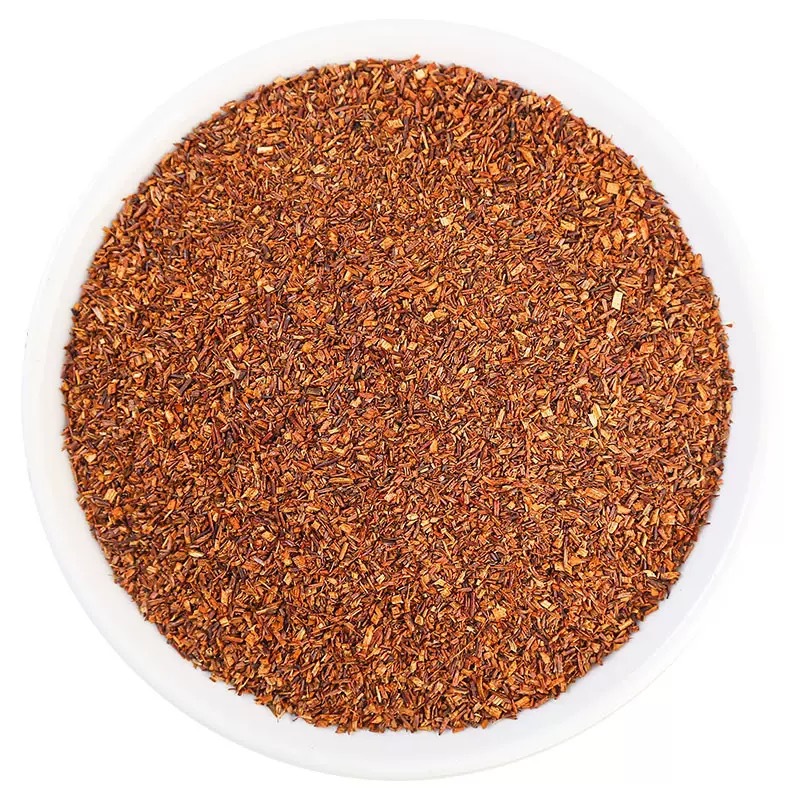 Rooibos Tea Lu Yi Bo Shi Loose Herbal Tea 500g Caffeine-Free Red Bush Blend for Daily Brewing in use