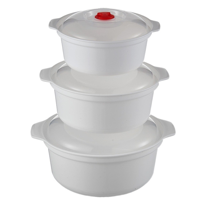 Manufacturer Wholesale Microwave Oven Special Utensils Instant Noodle Bowl Steamer Steamer Box Hot Steamed Buns Steamed Buns Heatable Round Soup Bowl