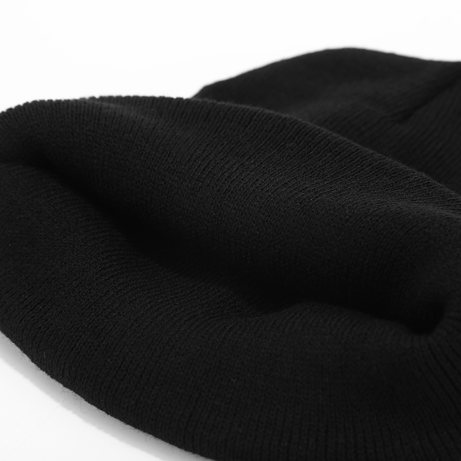 Ins lindo cachorro cabeza de pegatina sombrero de punto otoño invierno estilo callejero de la moda de la pelo sombrero pareja sombrero negro image 5