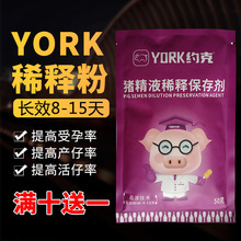 约克（York）猪精液稀释粉 保存8到15天 精子稀释保存剂营养剂