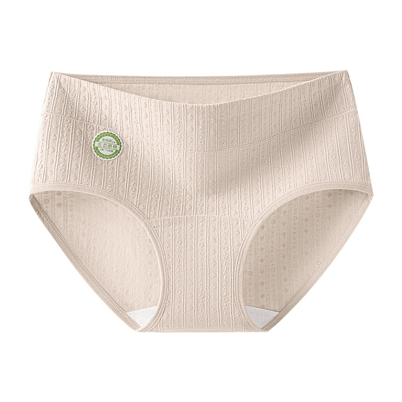 Calzones de algodón puro modelo 2025, grado médico 7A, antibacterianos, 100% algodón, extendidos y anchos, anti-rozaduras, cintura media, para mujer