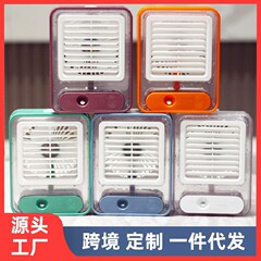 新型冷風機ミニ扇風機USB充電スプレー冷凍エアコン携帯便加湿デスクトップ扇風機