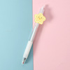 Cartoon transparent non -sealing style neutral pen Creative patch signature pen Student pen round bead pen Press the pen in the pen