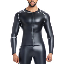 2024新款皮衣男士休闲外套欧美潮流修身帅气四面弹机车服长袖夹克