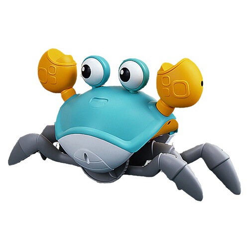 Children's Electric Automatic Sensing Crab Toy Animal Walks Realistically for 1-3 Year Olds, Popular Toy
