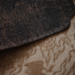 5YA1|香雲紗仙鶴人文茶席 柞蠶絲手作茶布桌旗 禪意茶道空間推薦