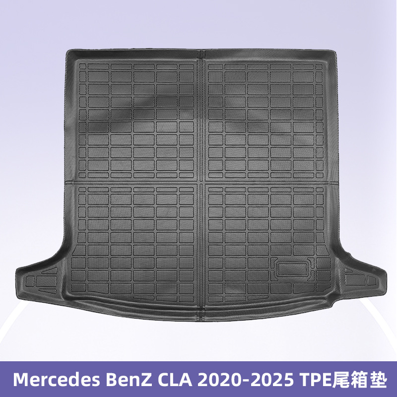Aplicable a Mercedes Benz CLA 2020 - 2025 3D todo el tiempo material TPE almohadilla de pie cojín de colateral