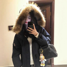 新款冬季棉衣女生工装复古派克服韩系宽松棉服棉袄小个子外套男士