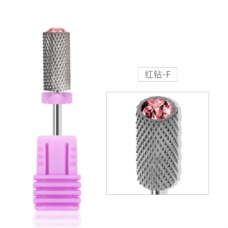 Manicura especial transfronteriza con diamante cabeza de molienda de acero de tungsteno herramienta de eliminación de uñas máquina de molienda de uñas cabeza de molienda especial al por mayor