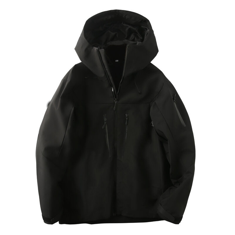 Men's Clothing jacket outdoor single layer three proof outdoor windproof and waterproof jacket _voghion.com