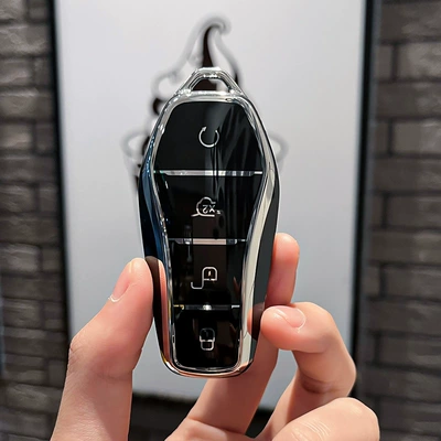plus Tang dmi Qin pro yuan | Car key bag - byd-h-model-smart-4-key-single-shell-black