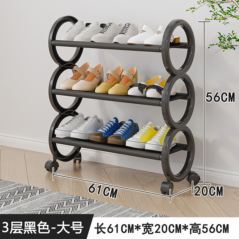 3겹 길이 60cm [블랙]