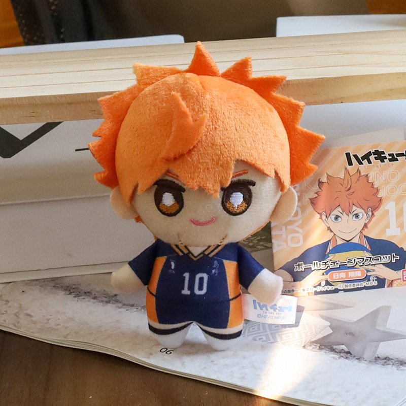 ハイキュー!! バレーボール少年たちのぬいぐるみペンダント、アニメキャラクターフィギュア、バッグ飾り、キーホルダー、漫画風おもちゃ|undefined