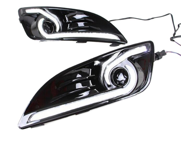 Aplicable a 13-14 ford fiesta luz de marcha diurna LED luz de marcha diurna