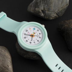 兒童運動手錶女ins風初高中學生森系小清新卡通可愛果凍電子表