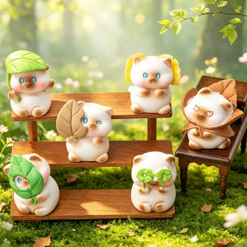 แมวน่ารักเล่นซ่อนหา งานเรซิน DIY ของเล่นสุดฮิต ตัวละครน่ารัก ของประดับรถยนต์ ที่ห้อยกุญแจ สายคล้องโทรศัพท์ จำหน่ายส่ง