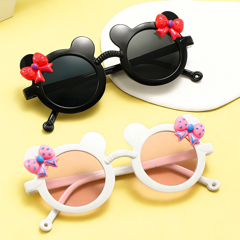 Gafas de Sol de Dibujos Animados para Niñas de Plástico y AC con Protección UV400 para Protección Solar y Viajes